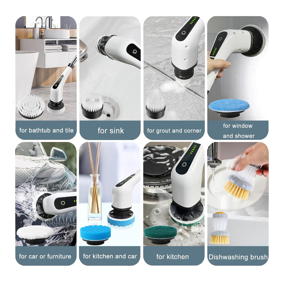 Miniatura 2 de Limpiador extensión eléctrico 6 en 1